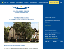 Tablet Screenshot of muenchen-diabetes.de